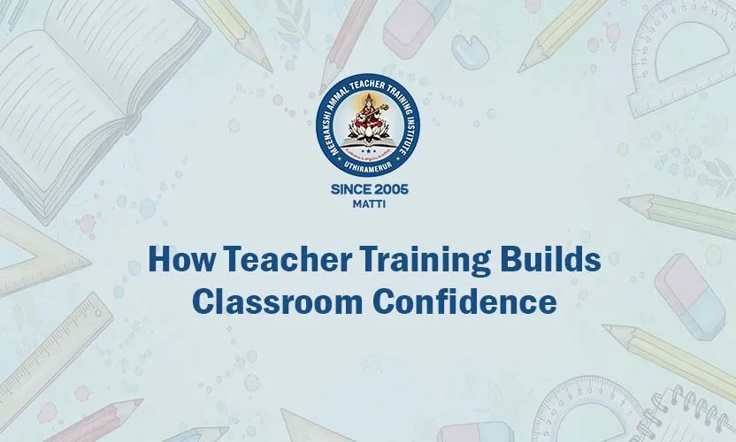 Teacher Training Builds Confidence